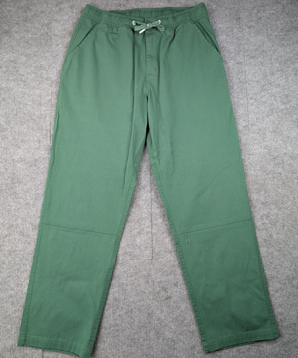 Bearded Goat Pants Mens Medium Pull On Green Athletic Outdoors Hike Huckberry